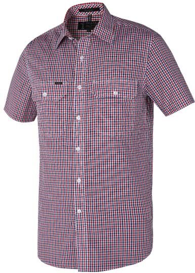 Pilbara Mens Small Check S/S Shirt