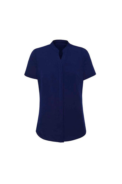 Biz Corporate Womens Juliette S/S Blouse (RB977LS)