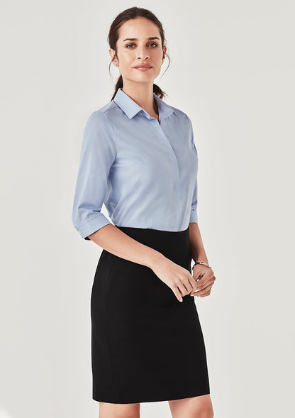 Biz Corporate Womens Charlie 3/4 Shirt (RS968LT)