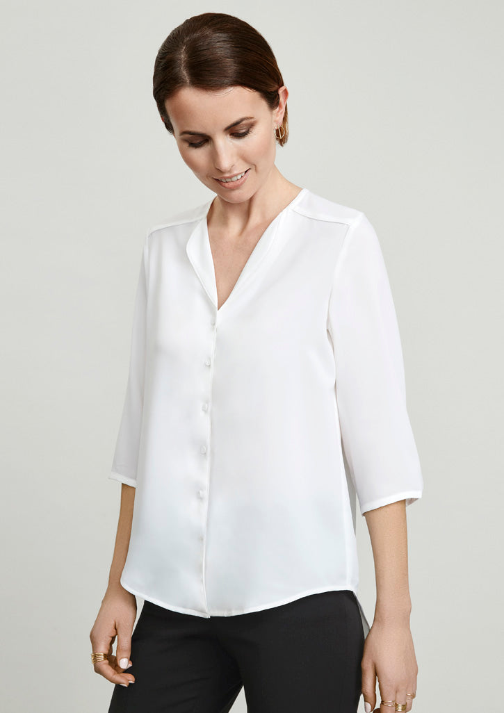 Biz Collection Womens Lily Longline Blouse (S015LT)