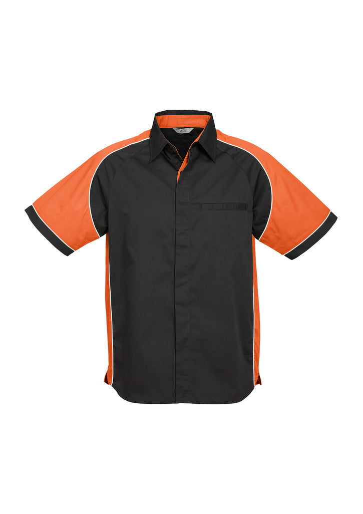 Biz Collection Mens Nitro Short Sleeve Shirt -(S10112)