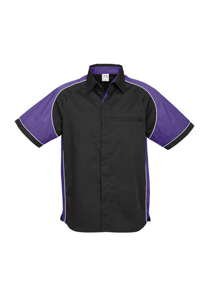 Biz Collection Mens Nitro Short Sleeve Shirt -(S10112)