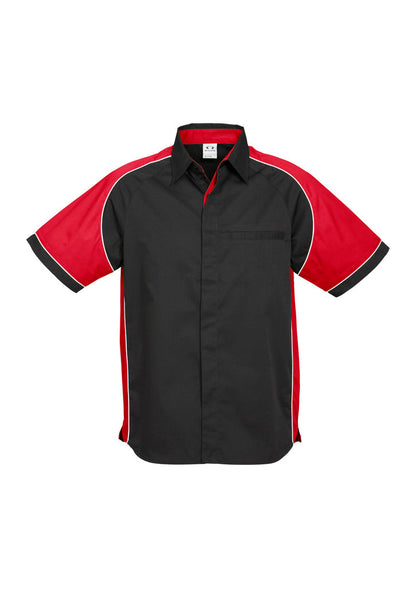 Biz Collection Mens Nitro Short Sleeve Shirt -(S10112)