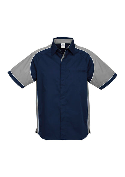 Biz Collection Mens Nitro Short Sleeve Shirt -(S10112)