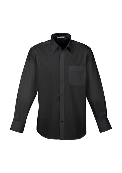 Biz Collection Mens Base Long Sleeve Shirt (S10510)