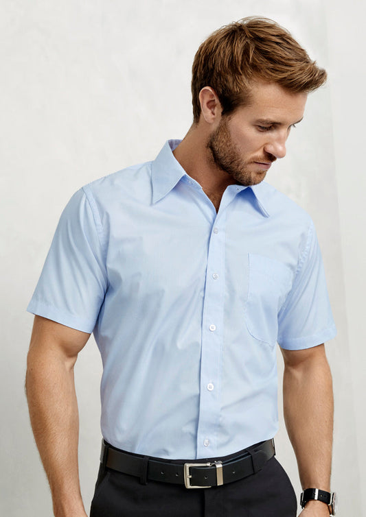 Biz Collection Mens Ambassador Short Sleeve Shirt- (S251MS)