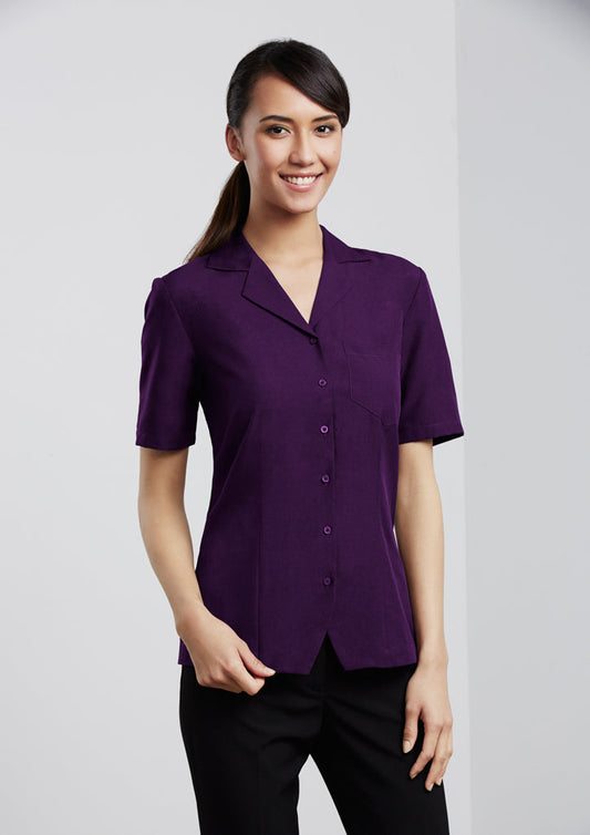 Biz Collection Ladies Plain Oasis Overblouse (S265LS)