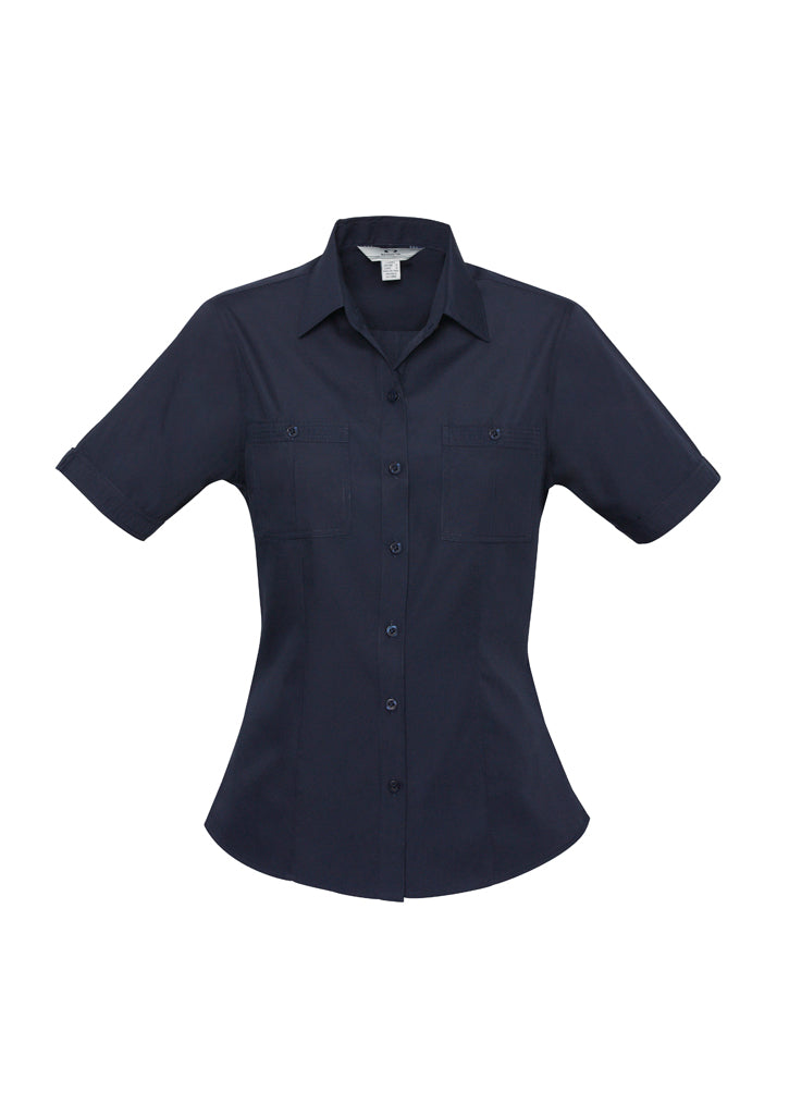 Biz Collection Ladies Bondi Short Sleeve Shirt (S306LS)