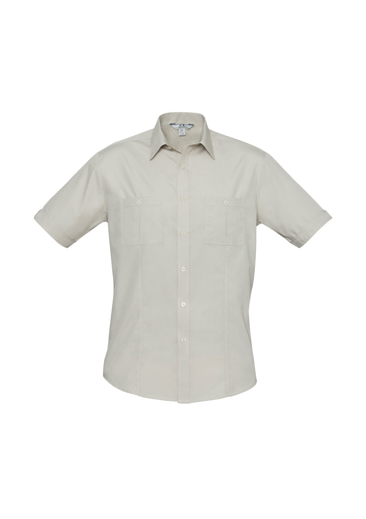 Biz Collection Mens Bondi Short Sleeve Shirt (S306MS)