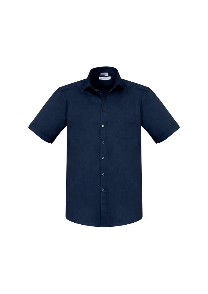 Biz Collection Mens Monaco Short Sleeve Shirt (S770MS)