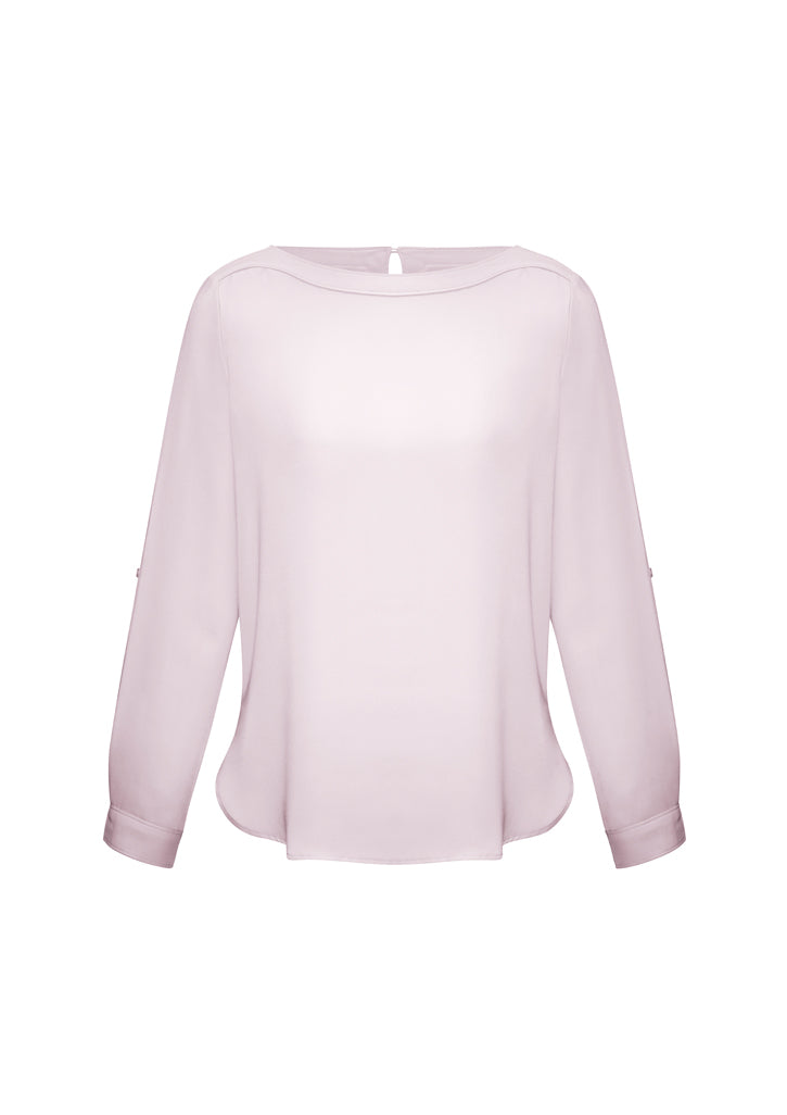 Biz Collection Ladies Madison Boatneck Blouse -(S828LL)