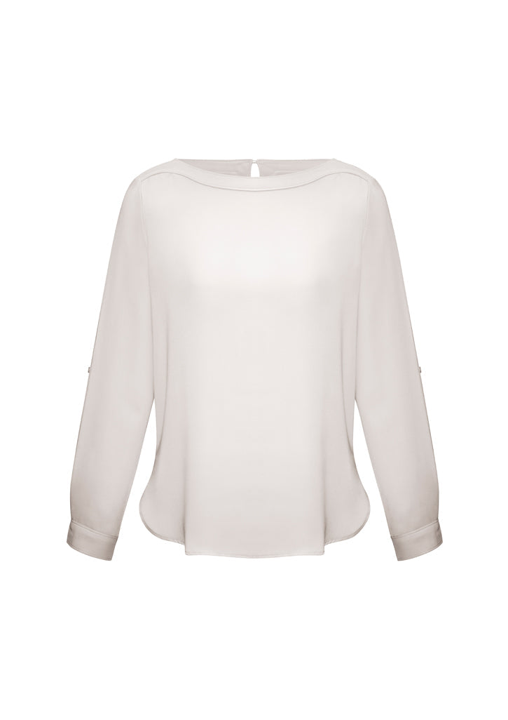 Biz Collection Ladies Madison Boatneck Blouse -(S828LL)