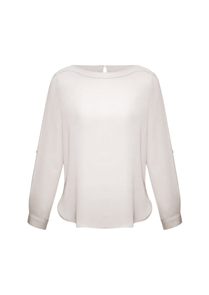 Biz Collection Ladies Madison Boatneck Blouse -(S828LL)