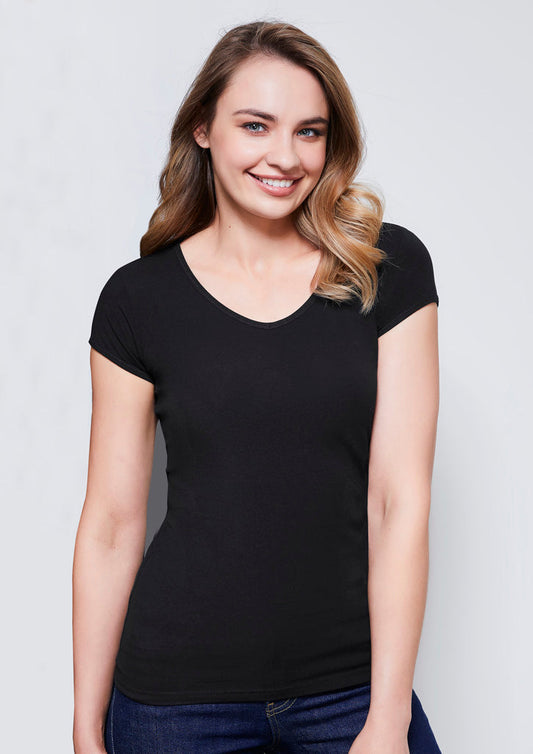 Biz Collection Womens Viva Short Sleeve Tee (T403L)