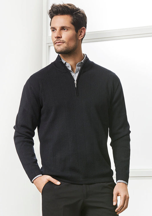 Biz Collection Mens 80/20 Wool-Rich Pullover (WP10310)