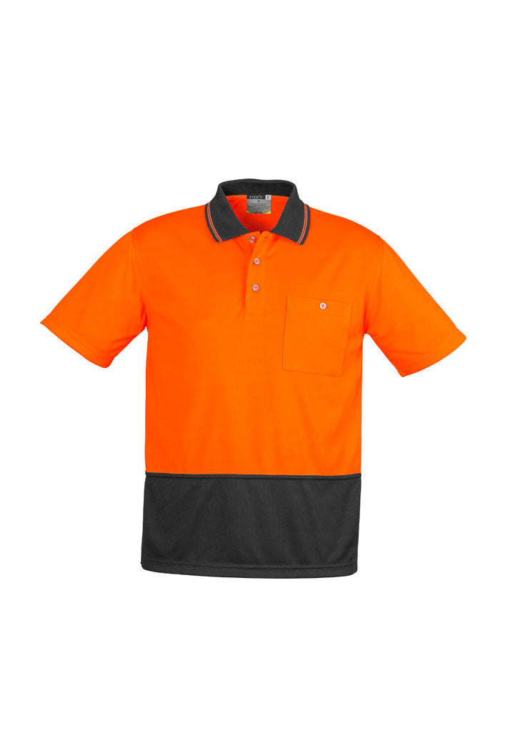 Syzmik Unisex Hi Vis Basic Short Sleeve Polo- (ZH231)