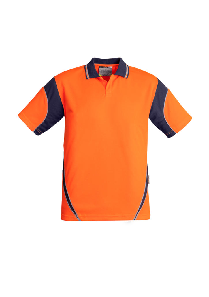 Syzmik Mens Hi Vis Aztec Short Sleeve Polo-(ZH248)