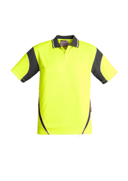 Syzmik Mens Hi Vis Aztec Short Sleeve Polo-(ZH248)