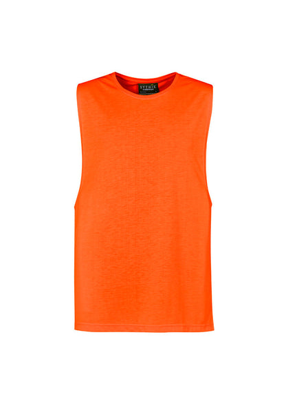 Syzmik Mens His Vis Sleeveless Tee- (ZH297)