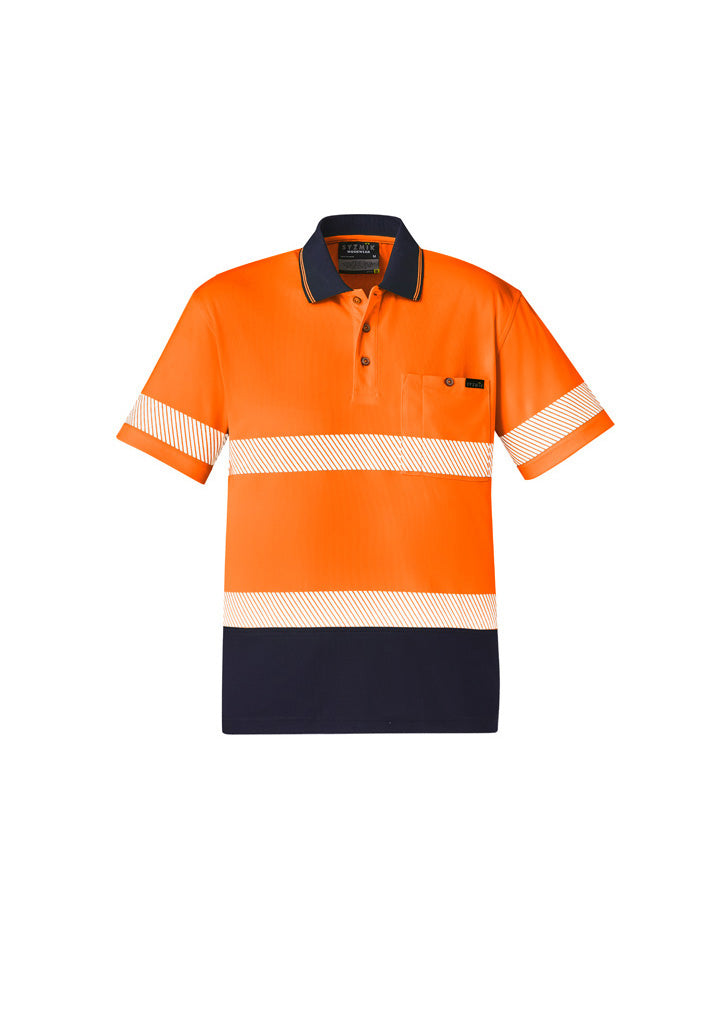 Syzmik Unisex Hi Vis Segmented S/S Polo - Hoop Taped (ZH535)