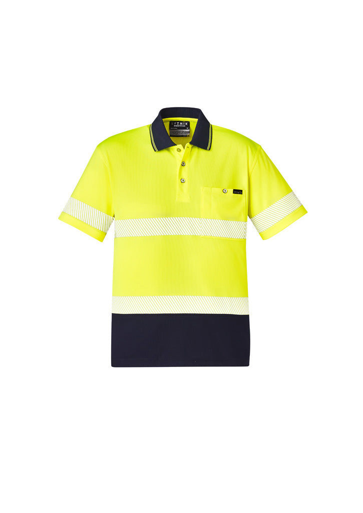 Syzmik Unisex Hi Vis Segmented S/S Polo - Hoop Taped (ZH535)