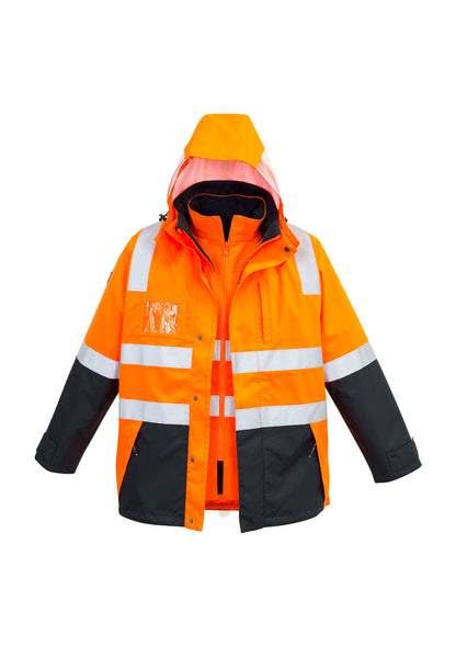 Syzmik Mens Hi Vis 4 in 1 Waterproof Jacket (ZJ532)