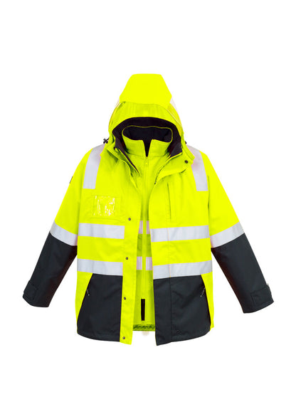 Syzmik Mens Hi Vis 4 in 1 Waterproof Jacket (ZJ532)