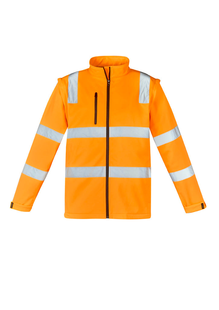 Syzmik Unisex Hi Vis Vic Rail 2 in 1 Softshell Jacket (ZJ780)