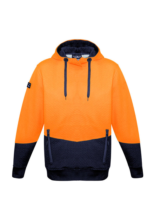 Syzmik Unisex Hi Vis Textured Jacquard Hoodie (ZT477)