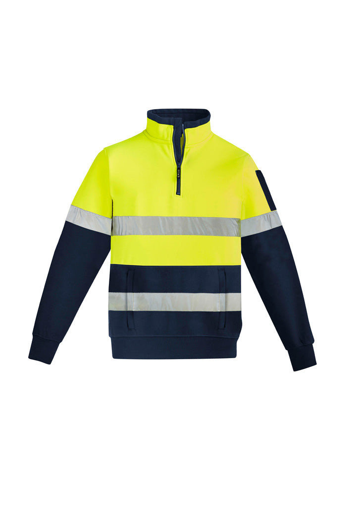 Syzmik Mens Hi Vis 1/4 Zip Pullover - Hoop Taped (ZT567)