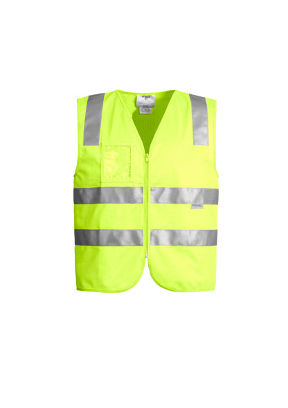 Syzmik Unisex Hi Vis Full Zip Vest-(ZV998)