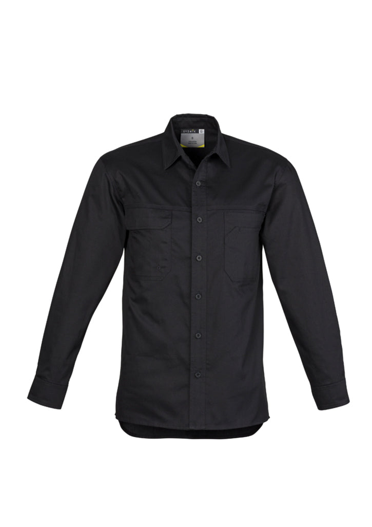 Syzmik Mens Lightweight Tradie L/S Shirt-(ZW121)