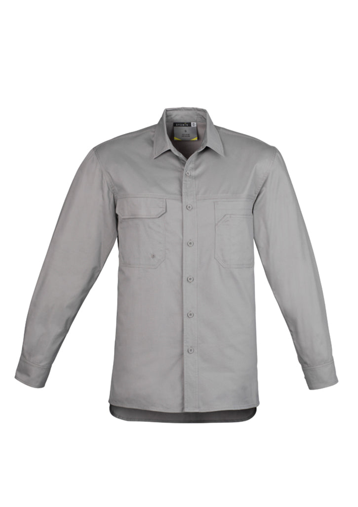 Syzmik Mens Lightweight Tradie L/S Shirt-(ZW121)