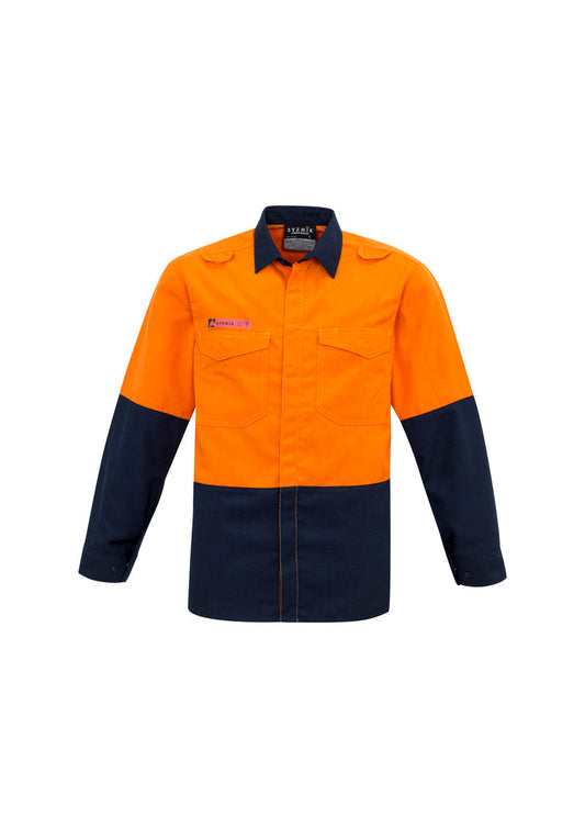 Syzmik Mens Hi Vis Spliced Shirt -(ZW138)