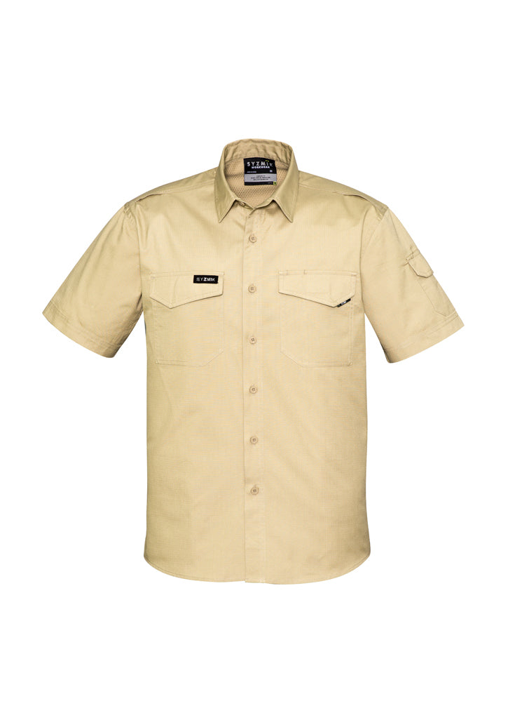 Syzmik Mens Rugged Cooling Short Sleeve Shirt- (ZW405)