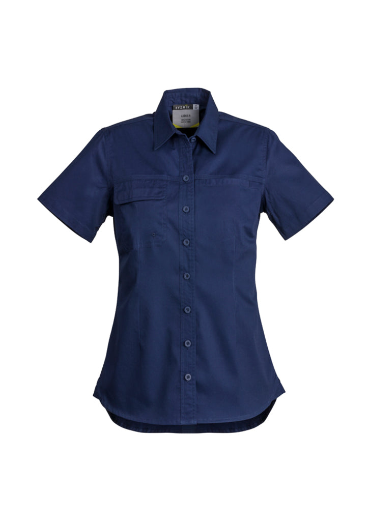 Syzmik Womens Lightweight Tradie S/S Shirt (ZWL120)