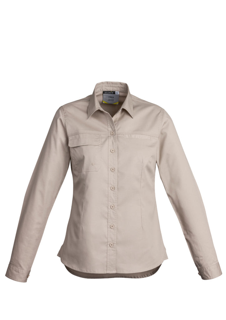 Syzmik Womens Lightweight Tradie L/S Shirt (ZWL121)