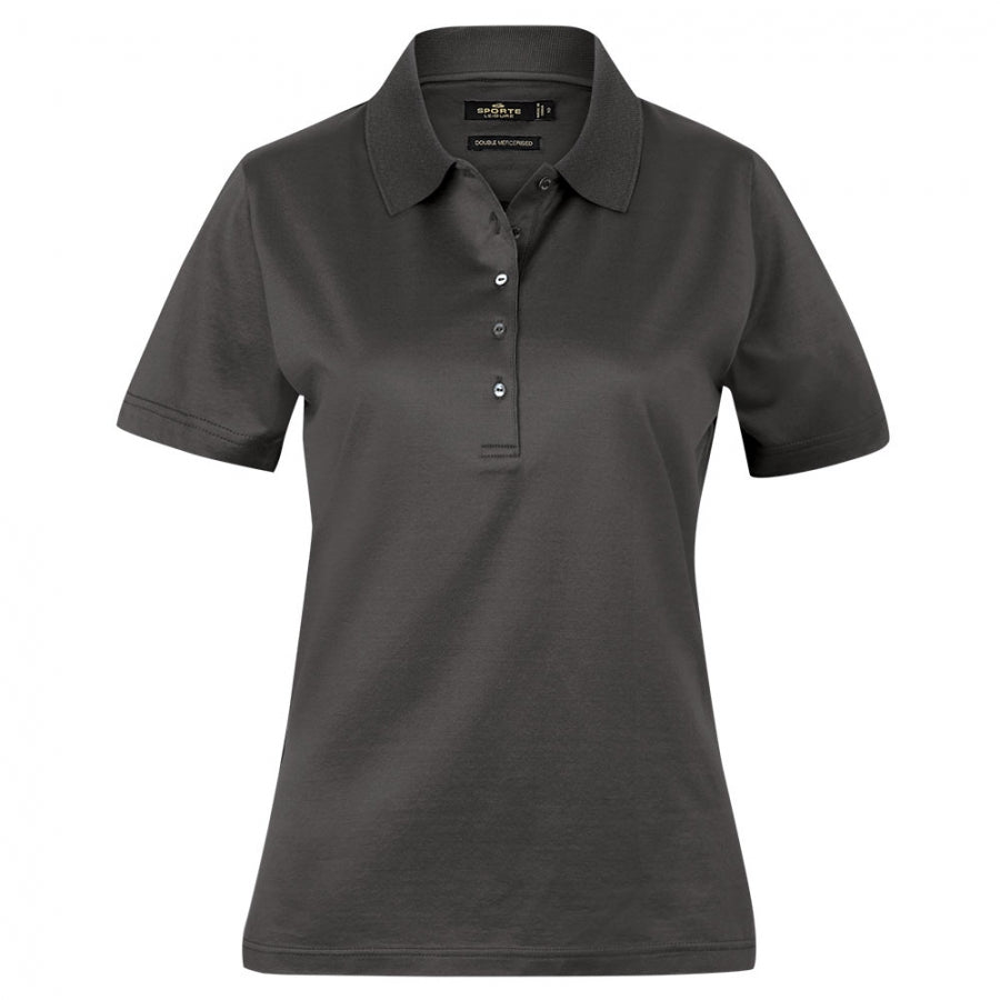 LADIES MERCERISED POLO