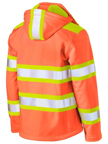 Taped Double Hi Vis Soft Shell Jacket