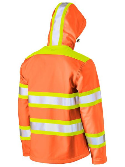 Taped Double Hi Vis Soft Shell Jacket