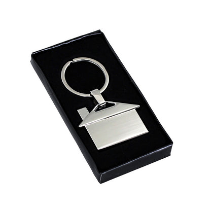 House Shaped Metal Keyring