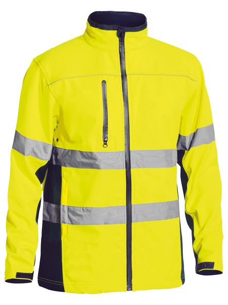 Taped Hi Vis Soft Shell Jacket