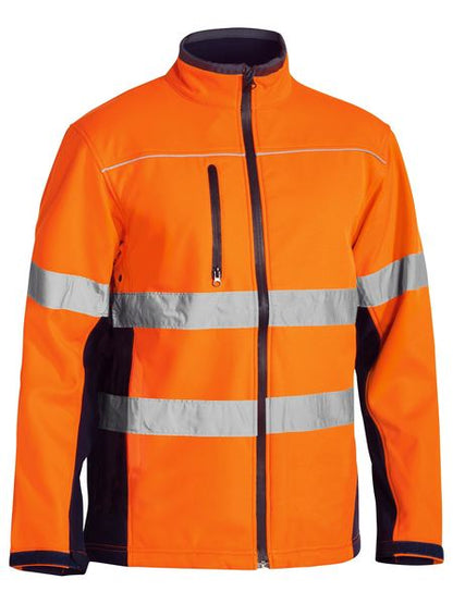 Taped Hi Vis Soft Shell Jacket