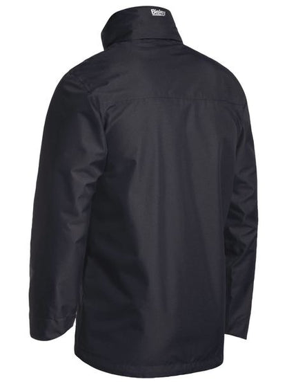 Lightweight Ripstop Rain Jacket with Concealed Hood