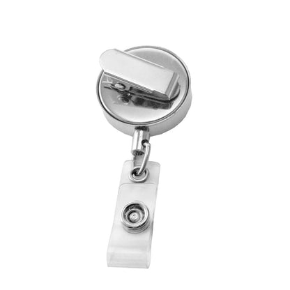 Metal Zip Pull Badge Holder