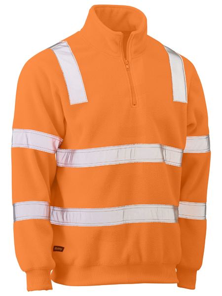 Taped Hi Vis Rail Polar Fleece Jumper