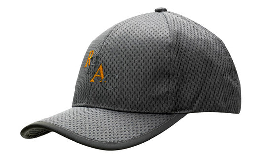 Waffle Mesh Cap with Peak Trim