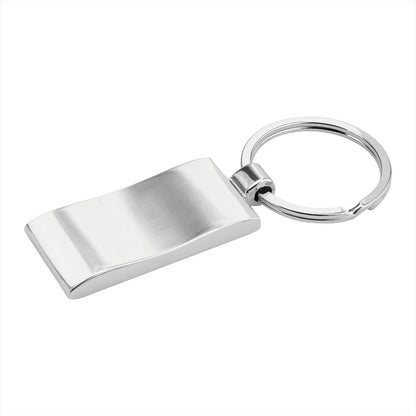 Wave Metal Key Ring