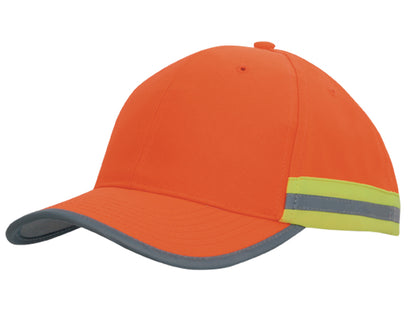 Hi Vis Cap with Reflective Tape