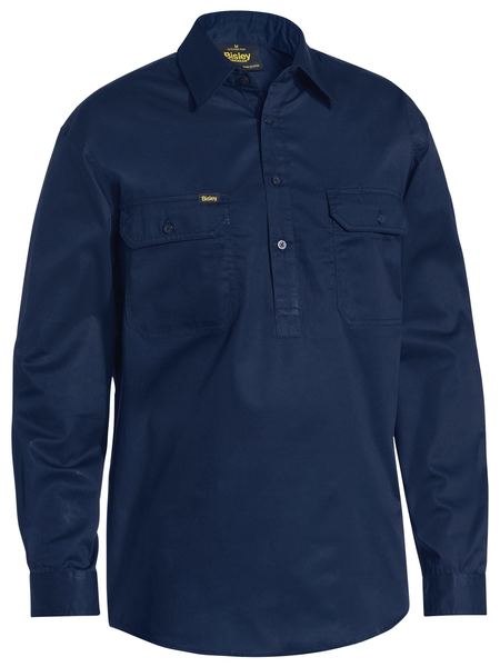 Closed Front Cool Lightweight Drill Shirt